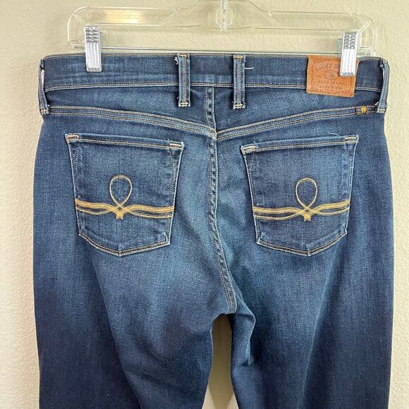 Lucky Brand Sofia Bootcut Jeans Women's 8/29 Dark Wash Mid Rise Stretch Denim - Picture 4 of 7